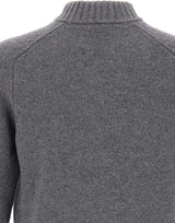 GRAN SASSO Cardigan in lana con zip GREY Uomo 