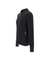 GRAN SASSO Cardigan in lana con zip BLACK Uomo 