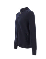 GRAN SASSO Cardigan in lana con zip BLUE Uomo 