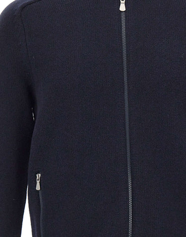 GRAN SASSO Cardigan in lana con zip BLUE Uomo 