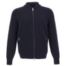 GRAN SASSO Cardigan in lana con zip BLUE Uomo 