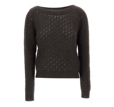 GRAN SASSO Maglia in lana e alpaca BROWN Donna 