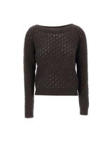 GRAN SASSO Maglia in lana e alpaca BROWN Donna 