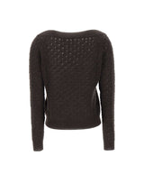 GRAN SASSO Maglia in lana e alpaca BROWN Donna 