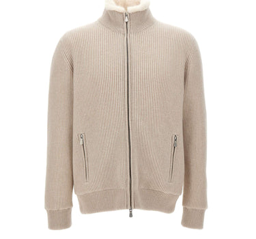 GRAN SASSO Giacca in maglia di cashmere BEIGE Uomo 