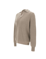 GRAN SASSO Polo in lana Super Geelong GREY Uomo 