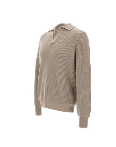 GRAN SASSO Polo in lana Super Geelong GREY Uomo 