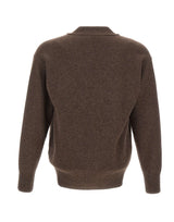 GRAN SASSO Cardigan in lana vergine BROWN Uomo 