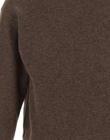 GRAN SASSO Cardigan in lana vergine BROWN Uomo 