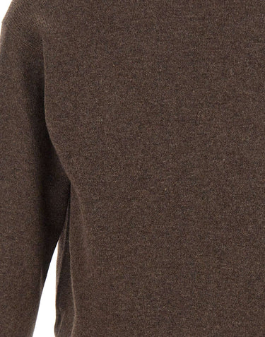 GRAN SASSO Cardigan in lana vergine BROWN Uomo 