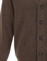 GRAN SASSO Cardigan in lana vergine BROWN Uomo 