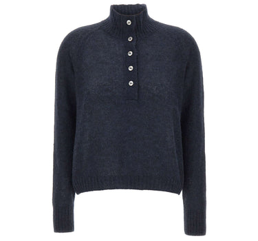 GRAN SASSO Maglia in misto alpaca BLUE Donna 