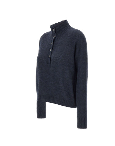 GRAN SASSO Maglia in misto alpaca BLUE Donna 