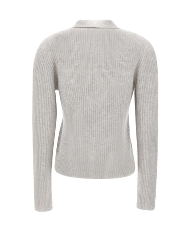GRAN SASSO Polo in cashmere GREY Donna 