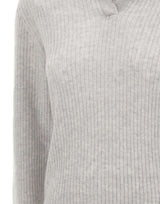 GRAN SASSO Polo in cashmere GREY Donna 