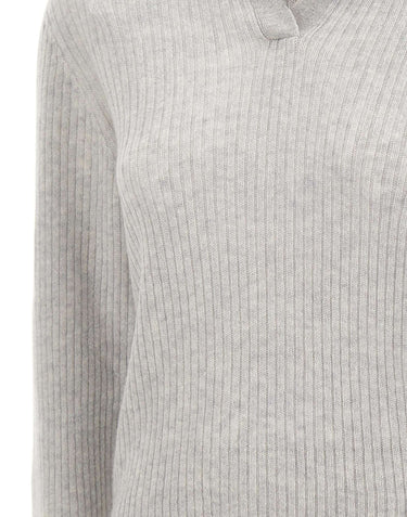 GRAN SASSO Polo in cashmere GREY Donna 