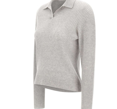 GRAN SASSO Polo in cashmere GREY Donna 