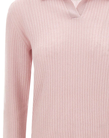 GRAN SASSO Polo in cashmere Pink Donna 