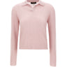 GRAN SASSO Polo in cashmere Pink Donna 