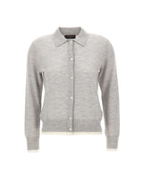 GRAN SASSO Polo aperta in lana vergine GREY Donna 