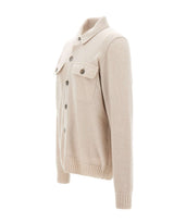 GRAN SASSO Camicia in maglia di cashmere BEIGE Uomo 