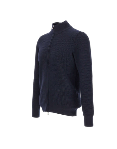 GRAN SASSO Cardigan in lana merino extrafine BLUE Uomo 
