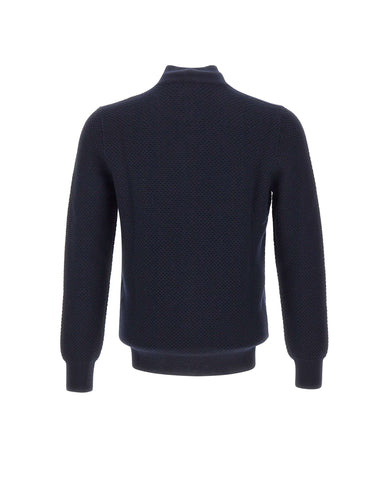GRAN SASSO Cardigan in lana merino extrafine BLUE Uomo 