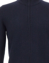 GRAN SASSO Cardigan in lana merino extrafine BLUE Uomo 