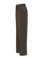 GRAN SASSO Pantaloni in lana e cashmere BROWN Donna 
