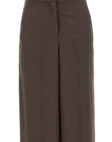 GRAN SASSO Pantaloni in lana e cashmere BROWN Donna 