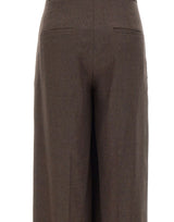 GRAN SASSO Pantaloni in lana e cashmere BROWN Donna 