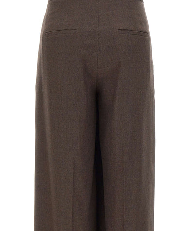 GRAN SASSO Pantaloni in lana e cashmere BROWN Donna 