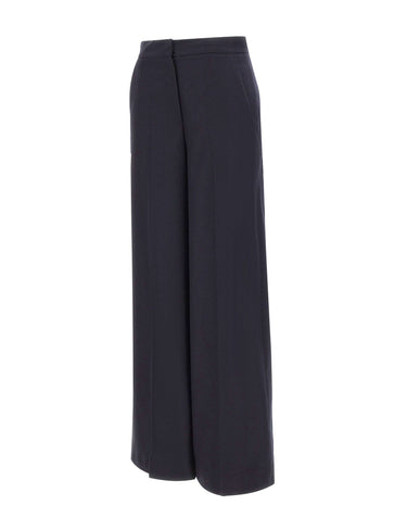 GRAN SASSO Pantaloni in lana e cashmere BLUE Donna 