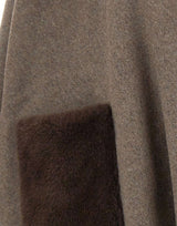 Mantella in lana e cashmere 95292 93092140 GRAN SASSO 