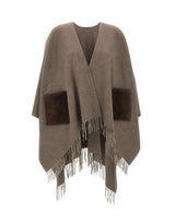 Mantella in lana e cashmere 95292 93092140 GRAN SASSO 