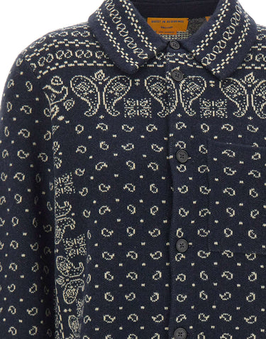 GUEST IN RESIDENCE Giacca overshirt "Wild Rag" BLUE Donna 