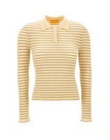GUEST IN RESIDENCE Polo arricciata slim fit YELLOW Donna 