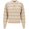 GUEST IN RESIDENCE Polo a righe "Collegiate" BEIGE Donna 