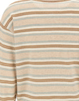GUEST IN RESIDENCE Polo a righe "Collegiate" BEIGE Donna 