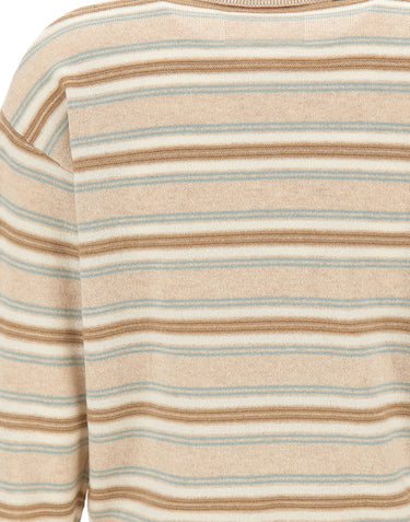 GUEST IN RESIDENCE Polo a righe "Collegiate" BEIGE Donna 