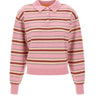 GUEST IN RESIDENCE Polo a righe "Collegiate" Pink Donna 
