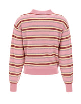 GUEST IN RESIDENCE Polo a righe "Collegiate" Pink Donna 