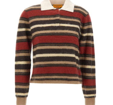 GUEST IN RESIDENCE Polo "Grizzly Cropped Rugby" MULTICOLOR Donna 