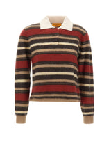 GUEST IN RESIDENCE Polo "Grizzly Cropped Rugby" MULTICOLOR Donna 