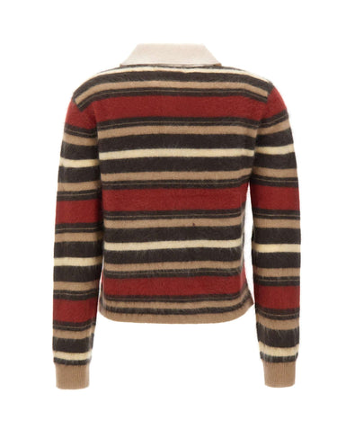 GUEST IN RESIDENCE Polo "Grizzly Cropped Rugby" MULTICOLOR Donna 