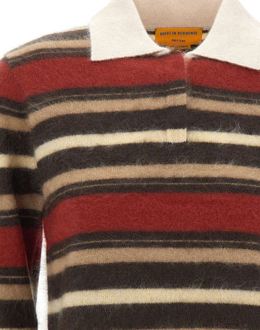 GUEST IN RESIDENCE Polo "Grizzly Cropped Rugby" MULTICOLOR Donna 