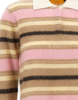 GUEST IN RESIDENCE Polo "Grizzly Cropped Rugby" MULTICOLOR Donna 