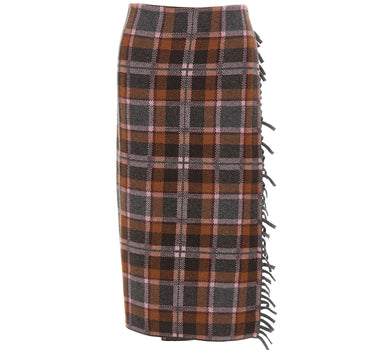 GUEST IN RESIDENCE Gonna a portafoglio tartan MULTICOLOR Donna 