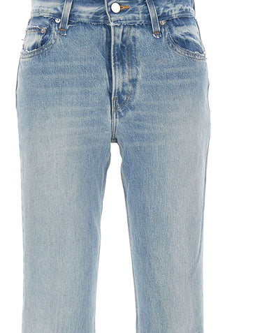 HAIKURE Jeans "Flora" Light Blue Donna 