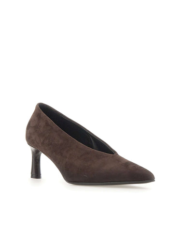 HALMANERA Scarpe con tacco "Jade" BROWN Donna 